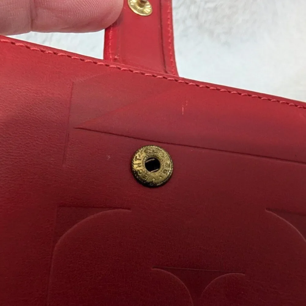 Authentic Valentino Garavani Embossed Bifold Wallet